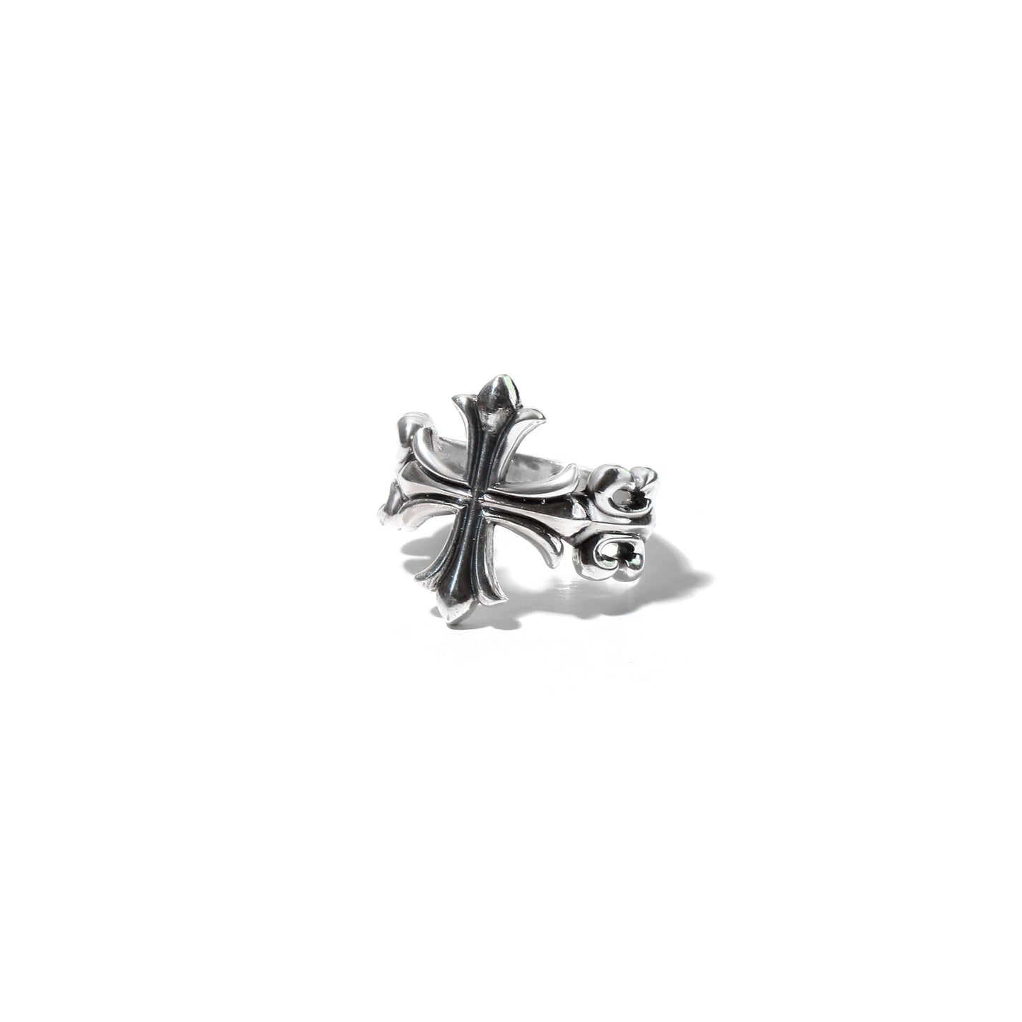 925 Stering Silver Gothic Cross Ring in Antique Silver – Bold Medieval-Inspired Statement Jewelry for Men & Women
