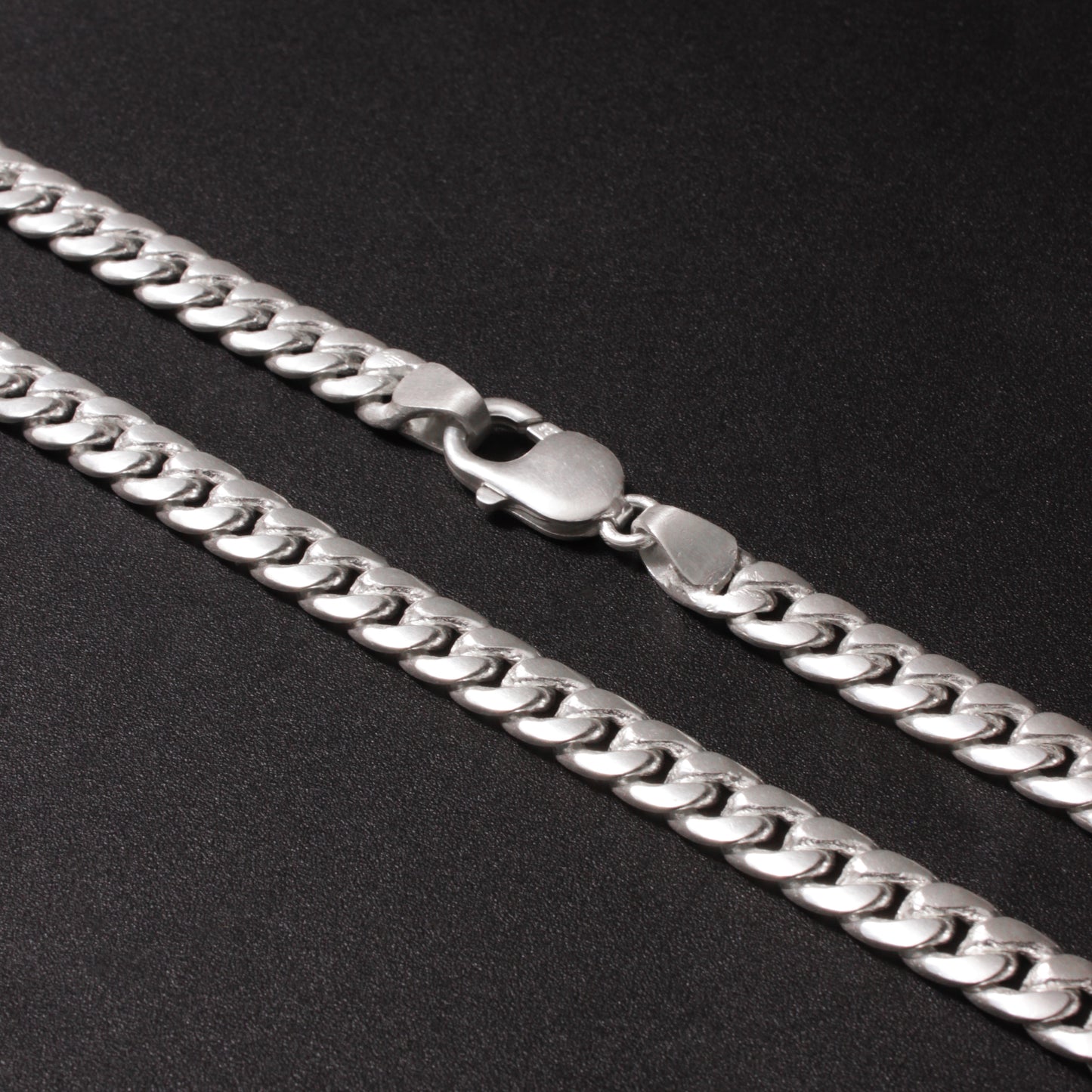925 Sterling Silver Cuban Chain Necklace – Premium Men’s Solid Silver Chain | Daily Wear & Hypoallergenic Jewelry