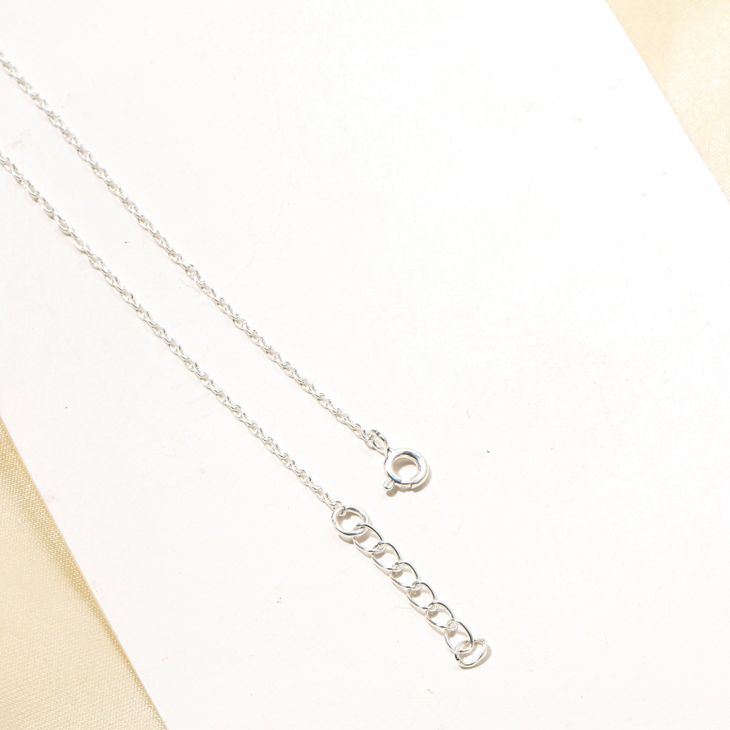 Natural Rose Quartz Crescent Moon Pendant Necklace – 925 Sterling Silver Chain | Crystal for Love & Inner Peace