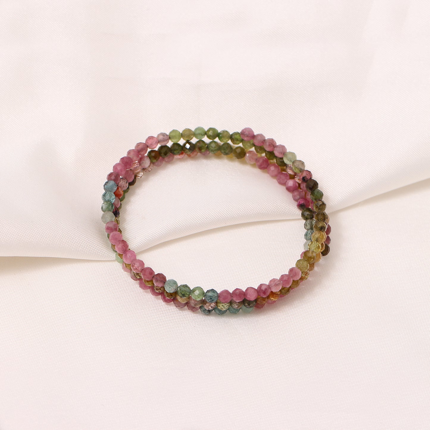 Elegant Natural Multi-Tourmaline Bangle – Balance & Beauty Bangle - Perfect Gift