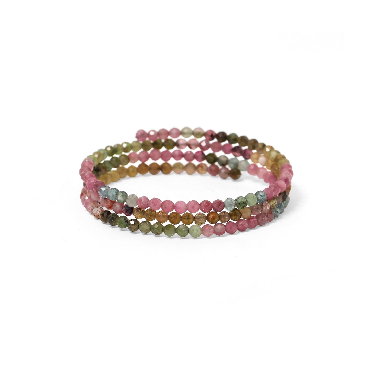 Elegant Natural Multi-Tourmaline Bangle – Balance & Beauty Bangle - Perfect Gift