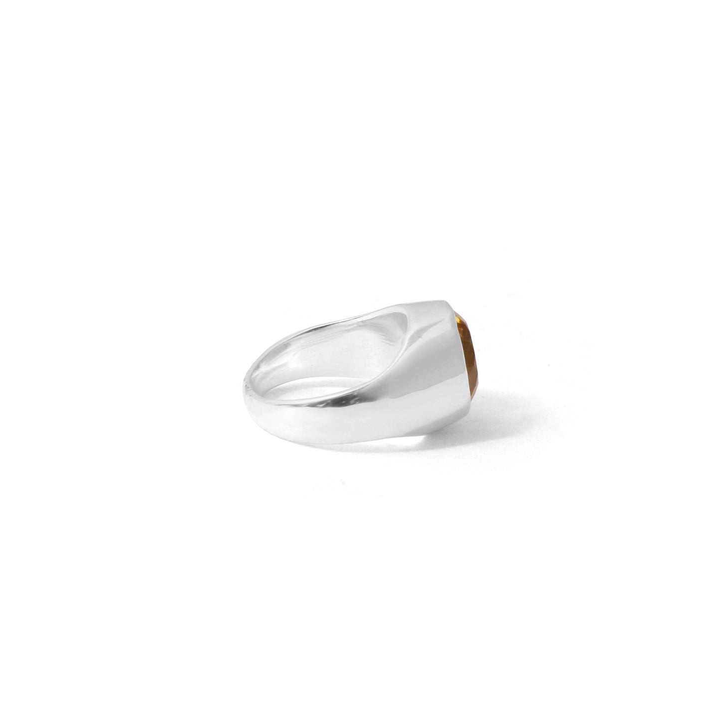 Men's Citrine Gemstone Ring in Sterling Silver – Boost Confidence & Success with Citrine Jewelry