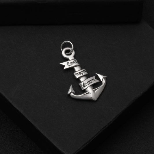 925 Sterling Silver Beautiful Anchor Pendant