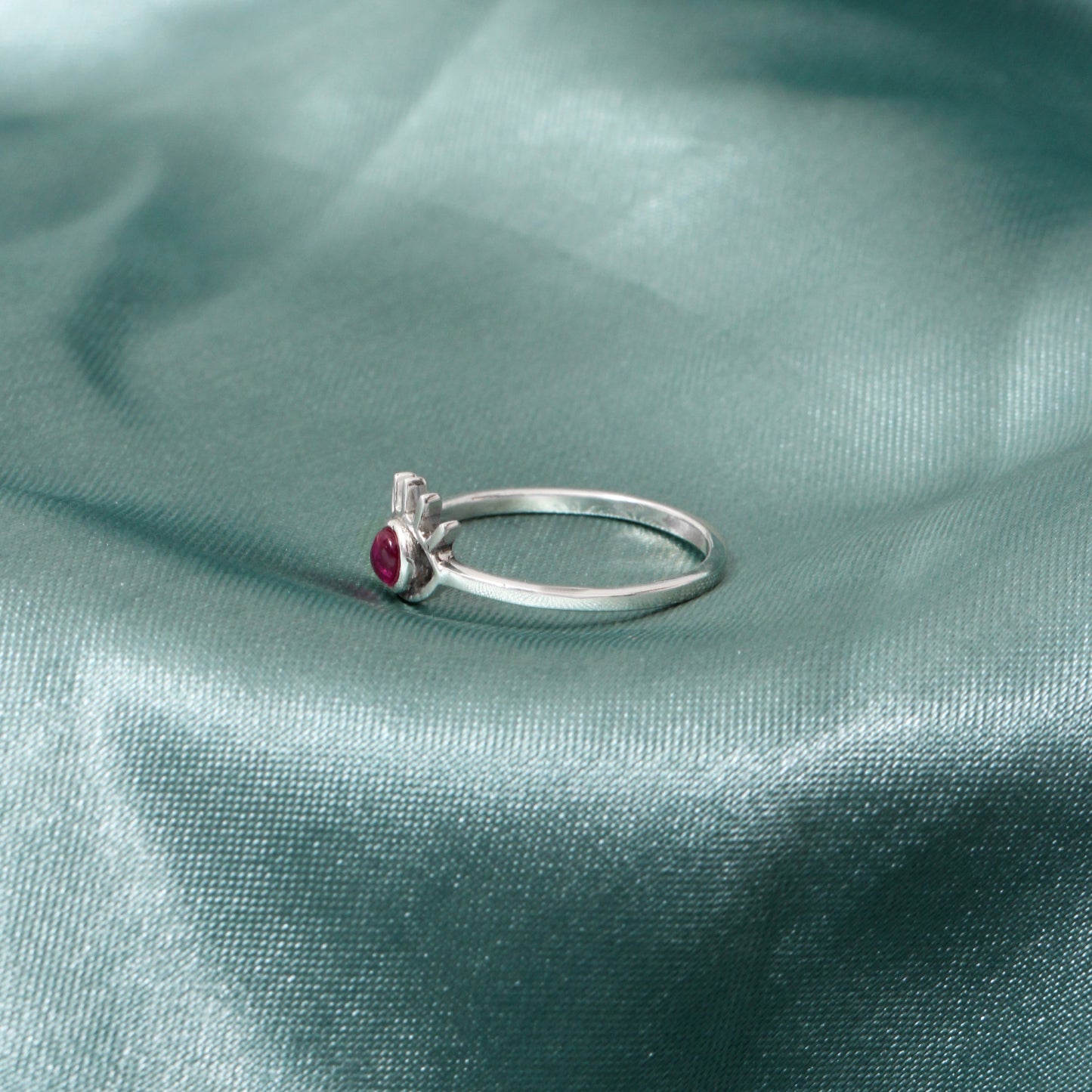Natural Pink Tourmaline Gemstone Ring – Passion, Protection & Elegance