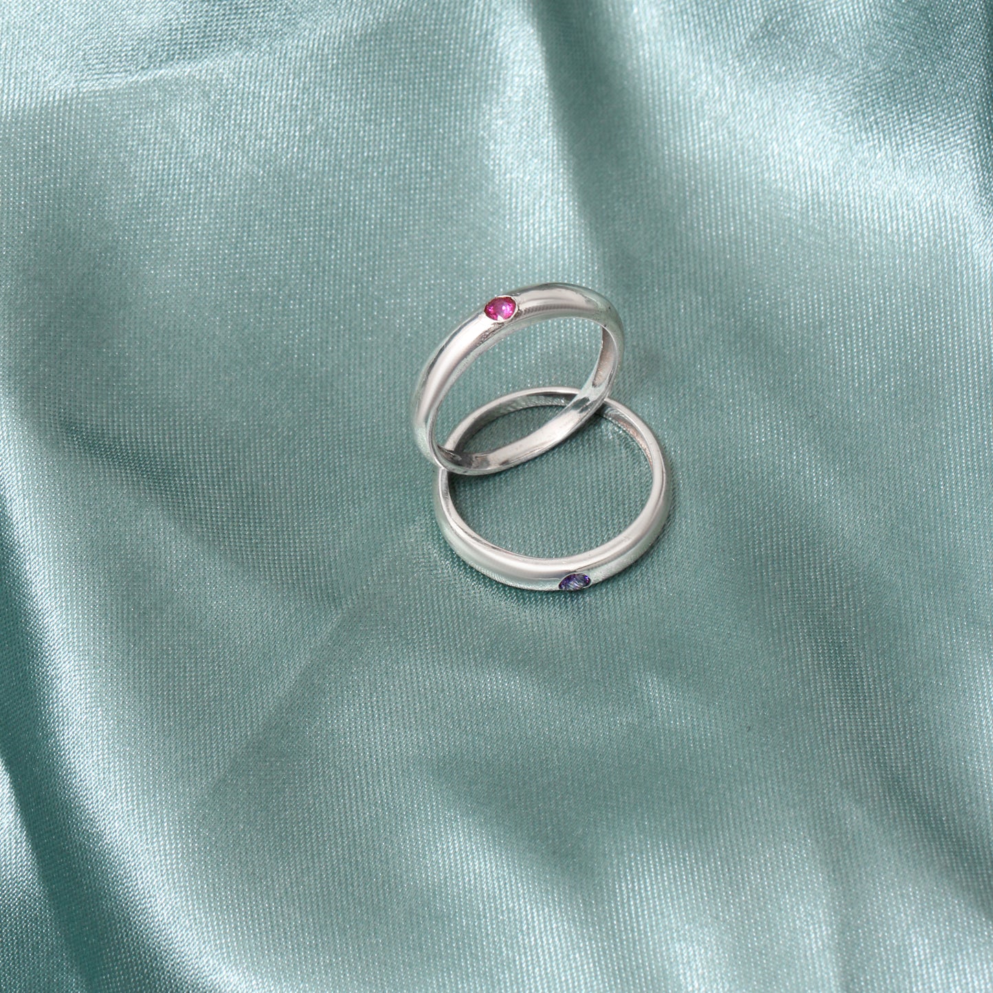 925 Stering Silver Cubic Zirconia Unisex Jewelry Ring