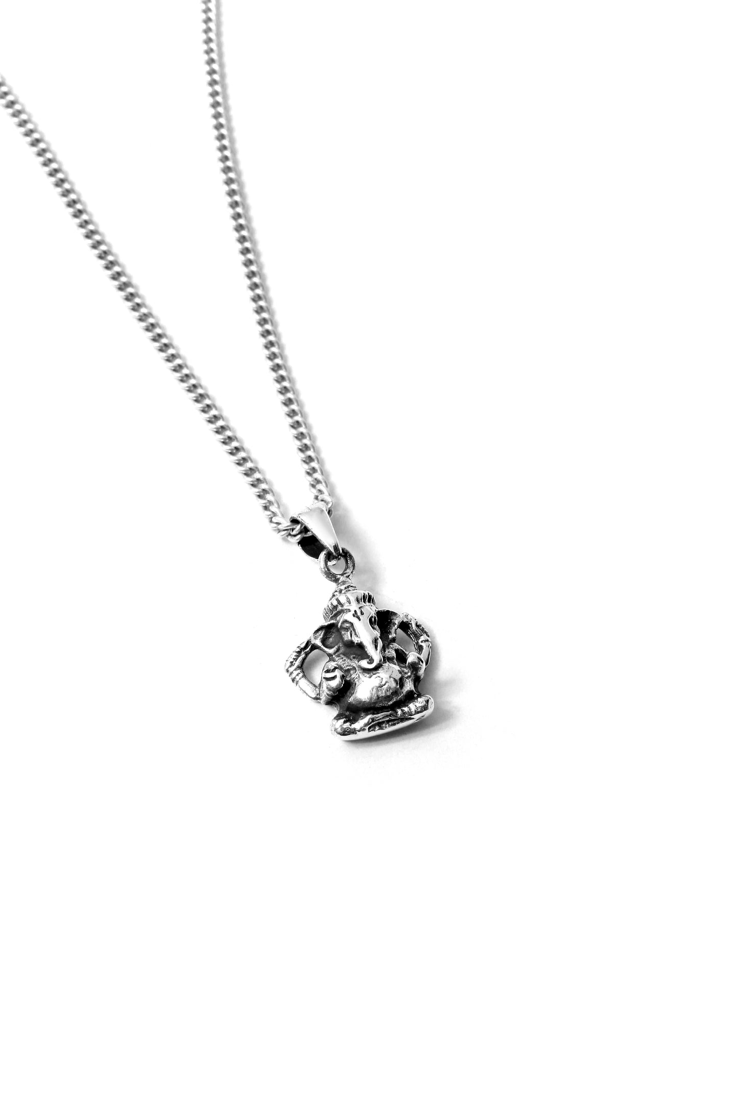 925 Sterling Silver Lord Ganesha Pendant – Spiritual & Auspicious Jewelry