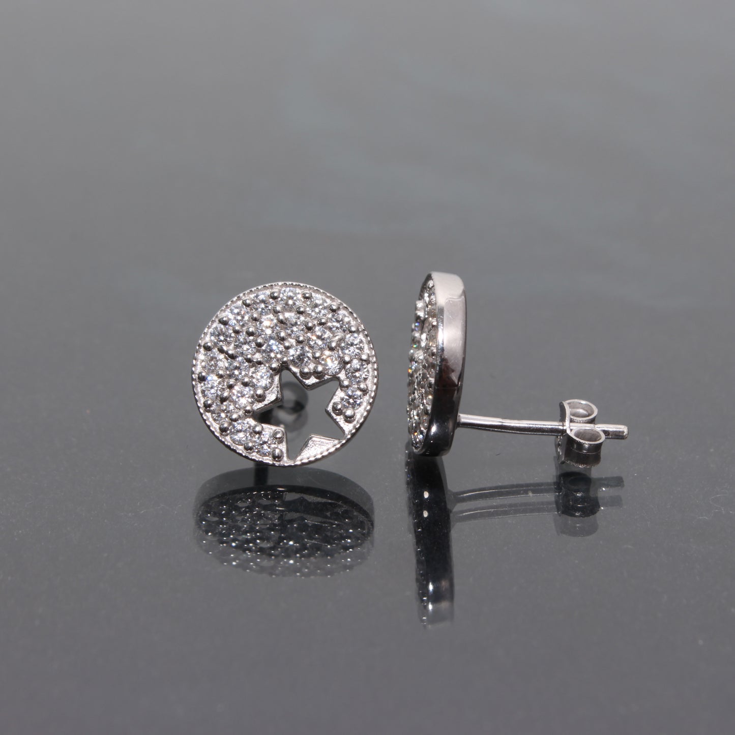 Shimmering Star Sterling Silver Earrings – Celestial Elegance for Every Occasion
