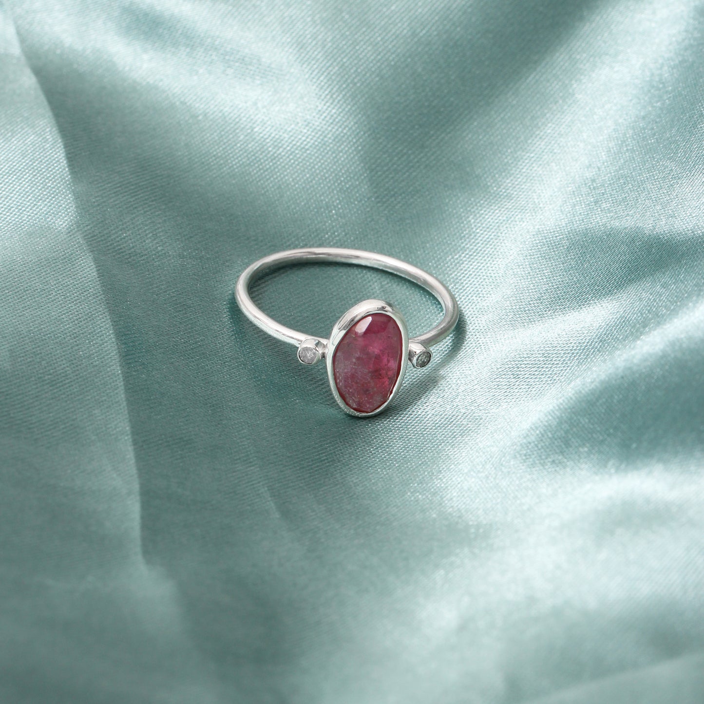 Natural Pink Tourmaline Gemstone Ring – Love, Healing & Elegant Charm