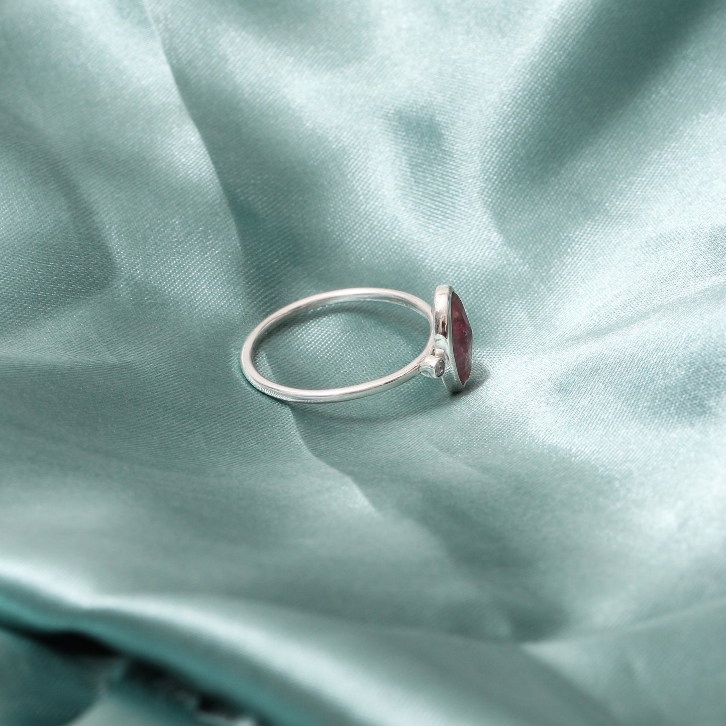 Natural Pink Tourmaline Gemstone Ring – Love, Healing & Elegant Charm