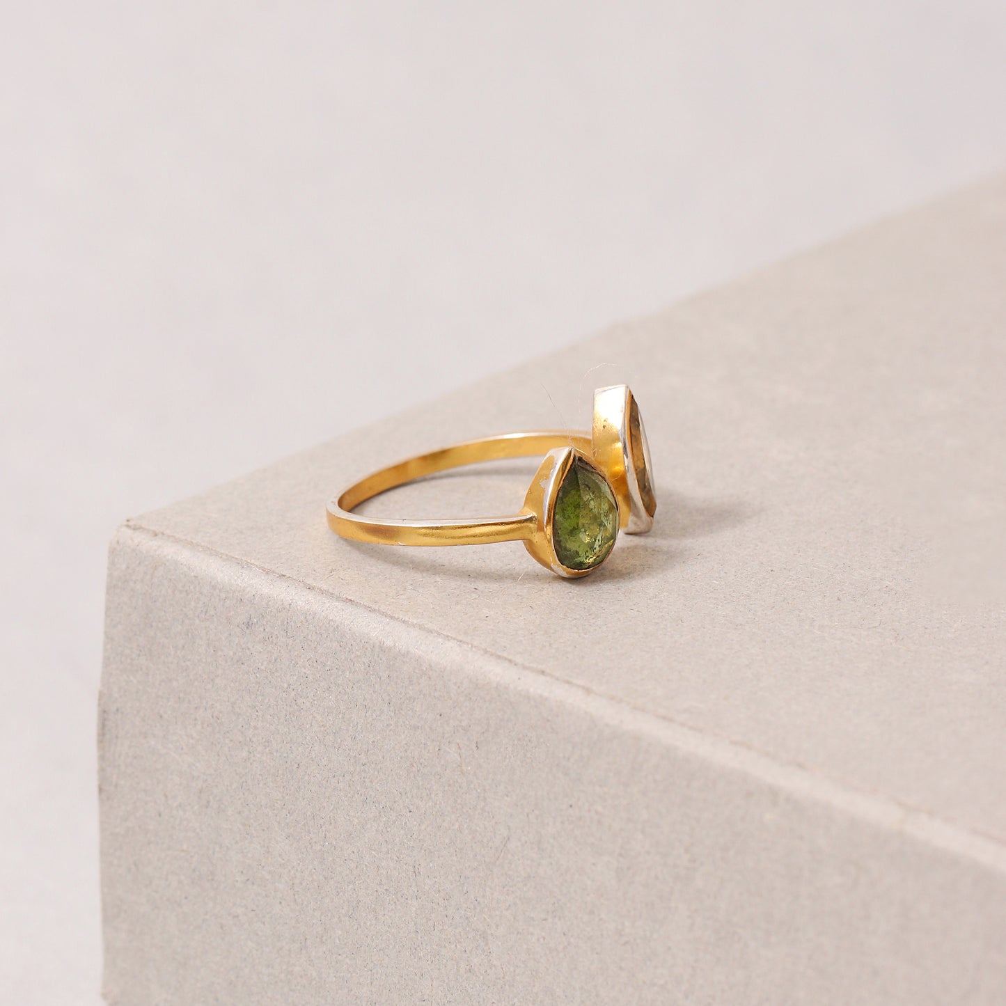 925 Sterling Silver Multi Tourmaline Gemstone Ring – Vibrant Elegance in Sterling Silver