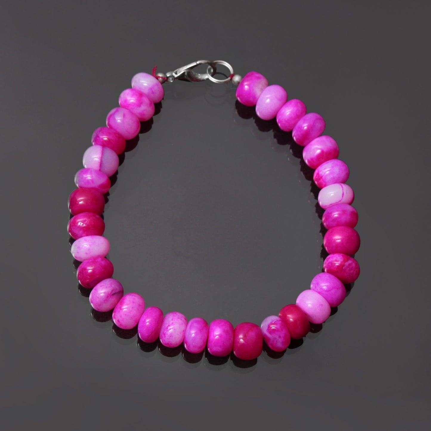 Natural Purple Opal Beads Gemstone Bracelet – Calming Jewelry for Intuition & Emotional Balance