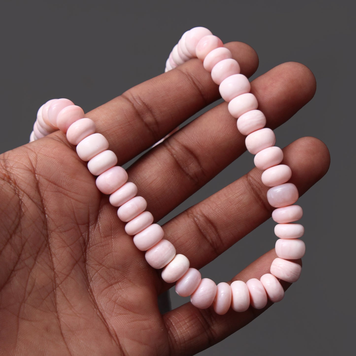 Natural Pink Candy Opal Beads Natural Pink Candy Opal Beads Gemstone Necklace – Playful Jewelry for Love & Emotional Healingmstone Necklace