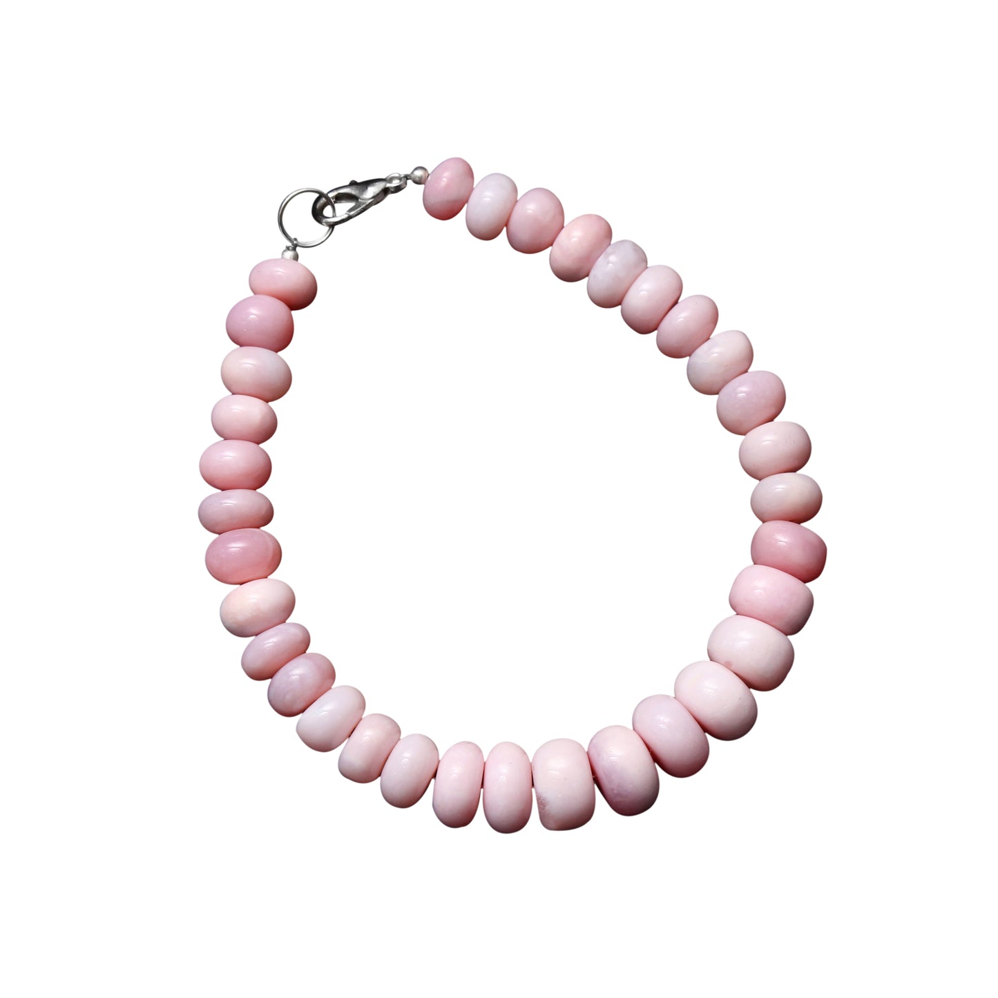Natural Pink Candy Opal Beads Gemstone Bracelet – Charming Jewelry for Love & Inner Peace