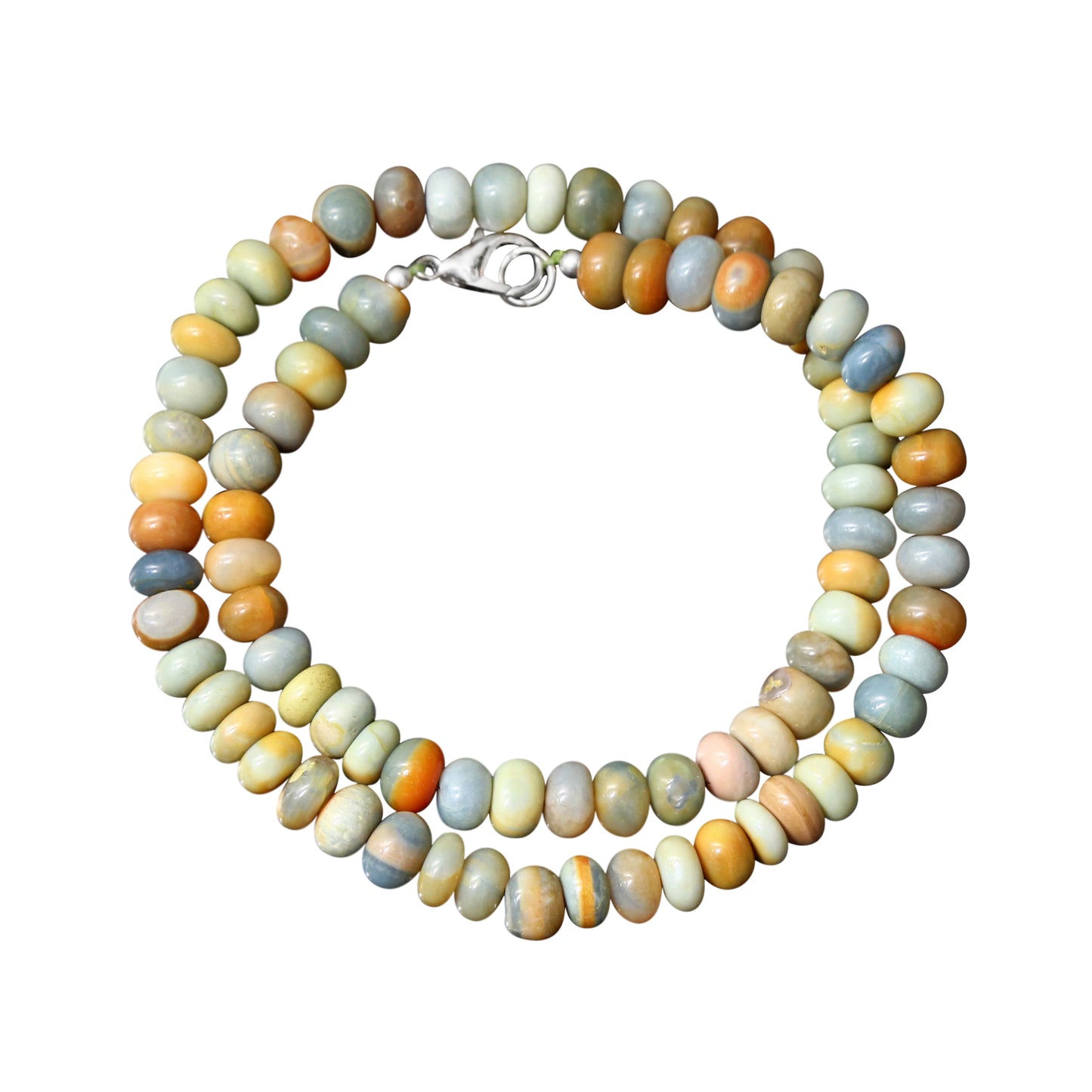 Natural Multi-Color Opal Beads Gemstone Necklace – Radiant Elegance & Emotional Balance