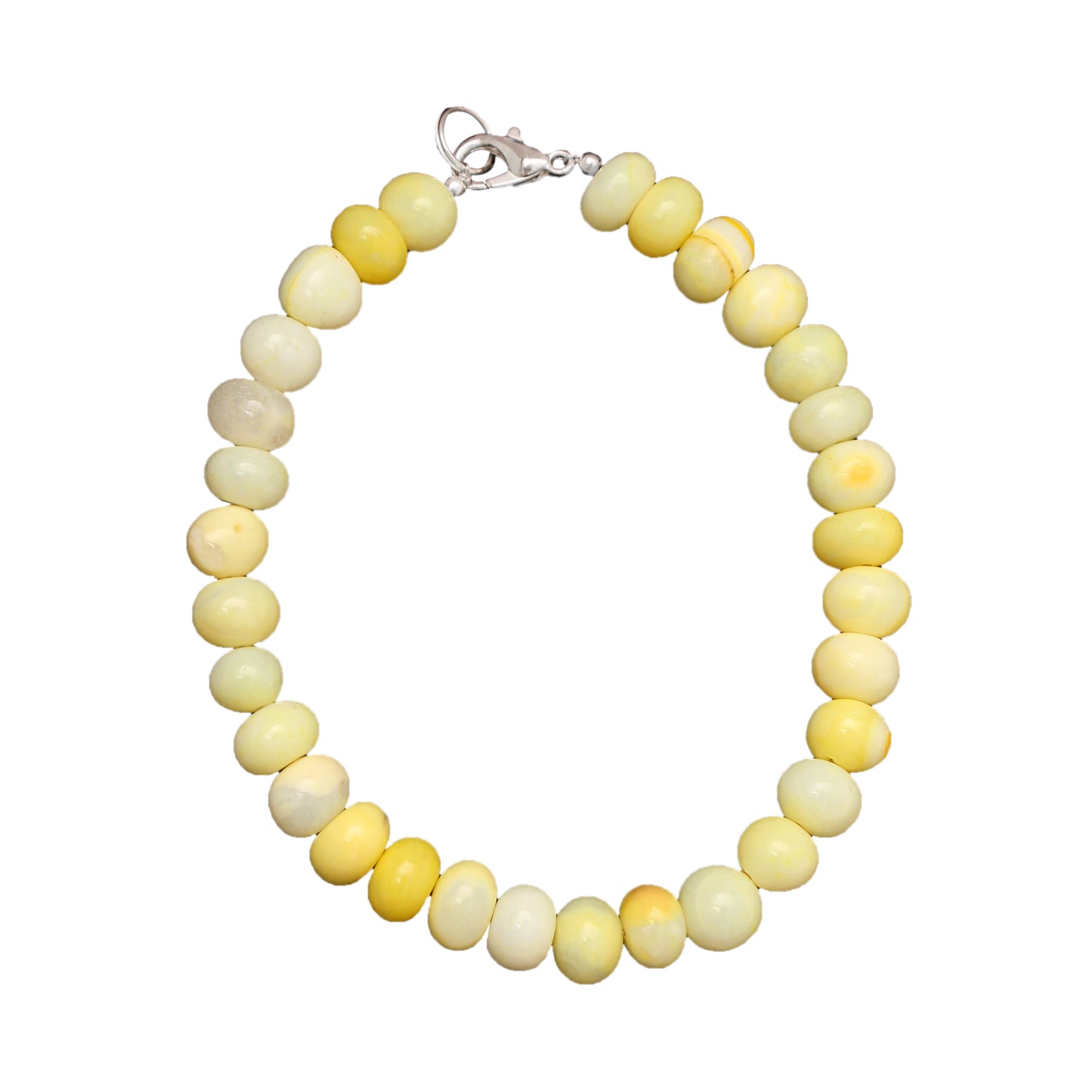 Natural Yellow Opal Beads Gemstone Bracelet – Positivity, Confidence & Emotional Healing