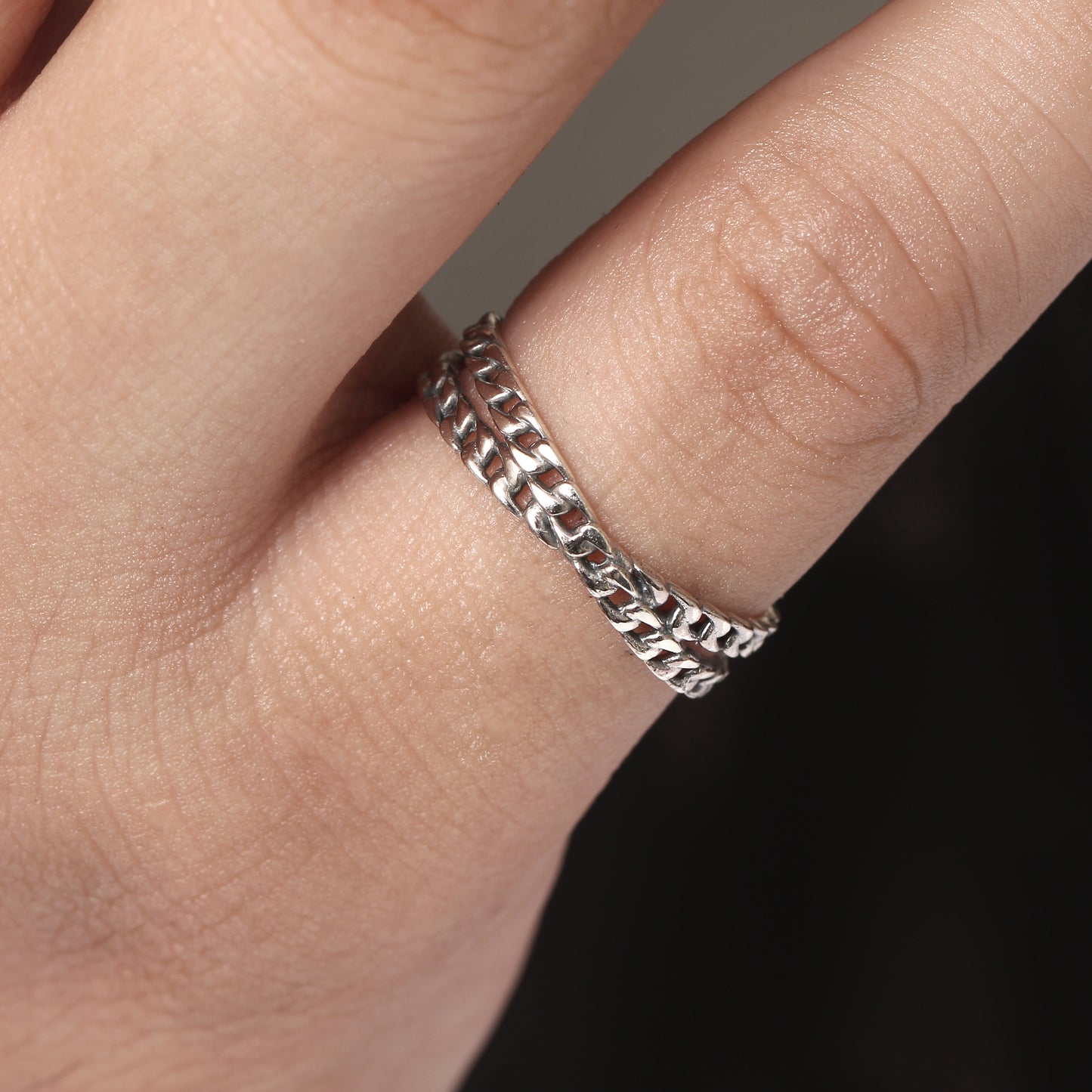 Elegant Celtic Knot Shape Ring – 925 Sterling Silver Braided Design Jewelry for Men & Women
