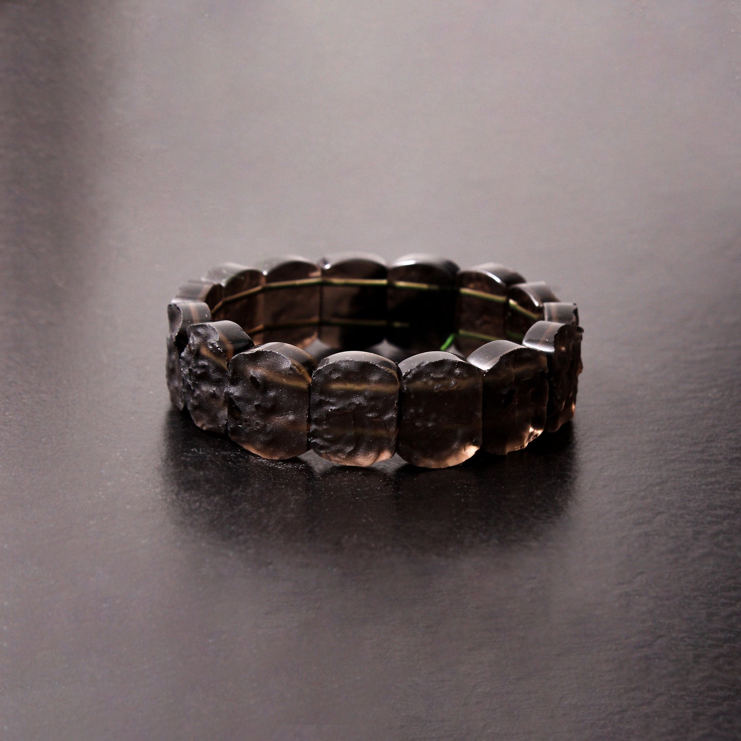 Natural Raw Chintamani Bangle Bracelet – Powerful Spiritual Protection & Ascension Stone