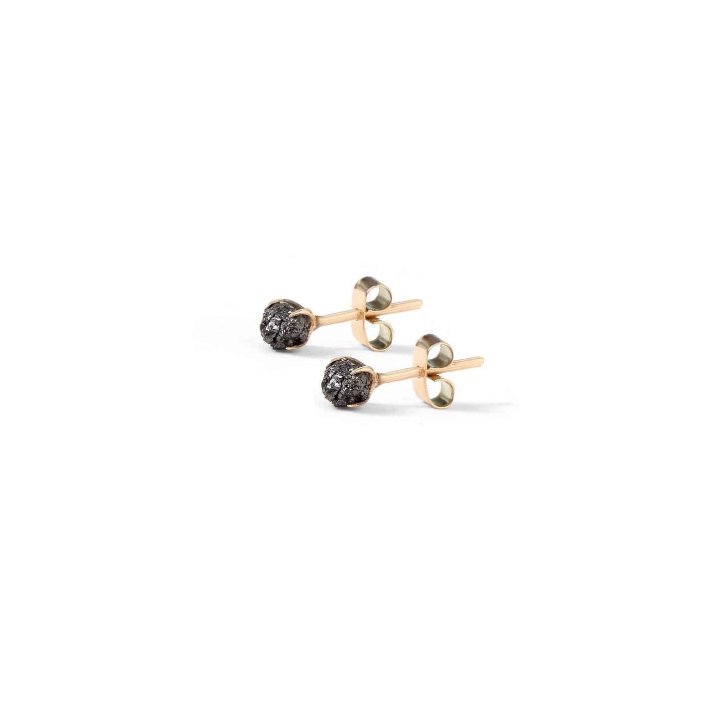 Natural Black Diamond Studs – Bold Elegance Redefined