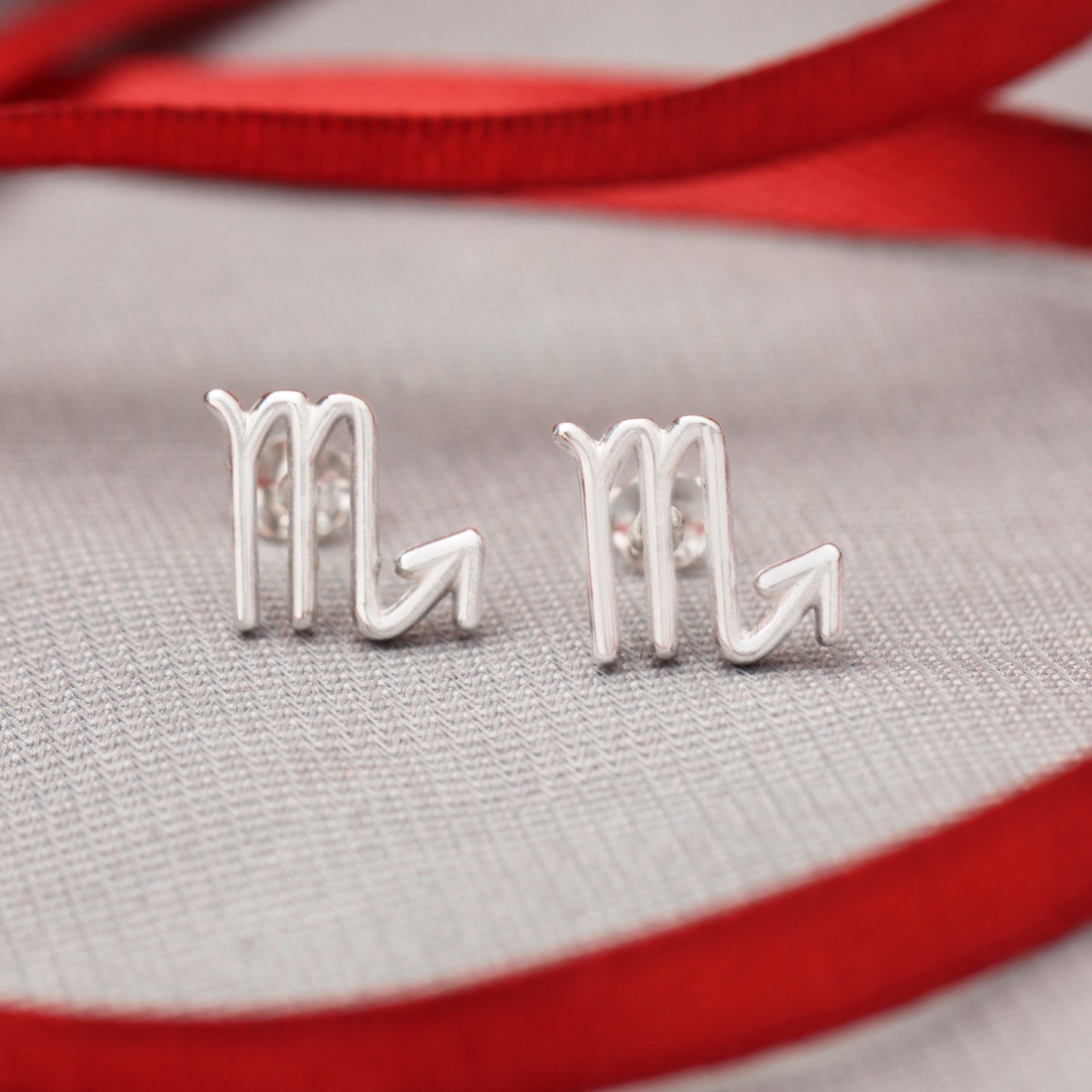 Scorpio Zodiac Jewelry Set – Sterling Silver Ring, Earrings & Pendant | Astrology Gift for Scorpio