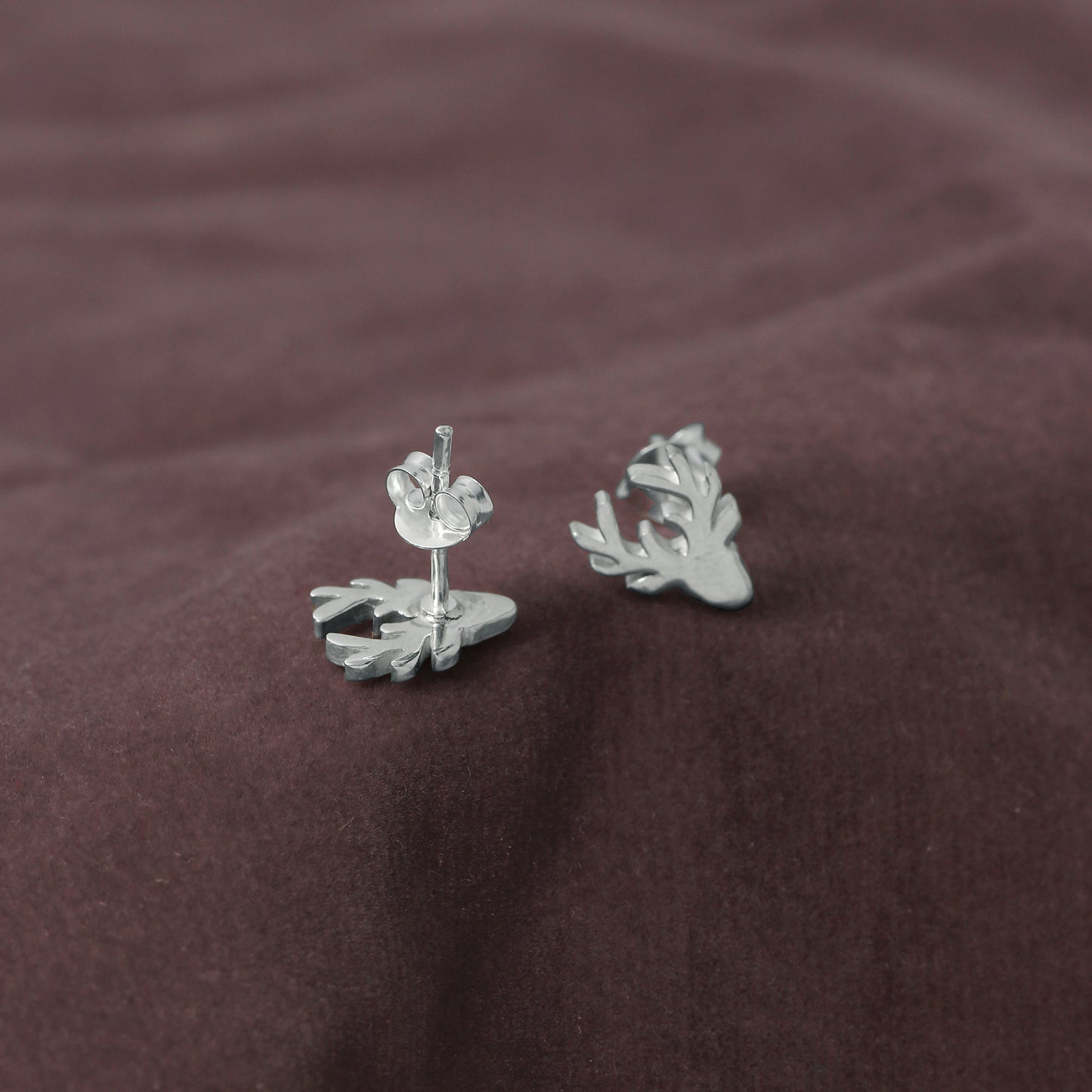 Deer Head Stud Earrings For Women Jewelry