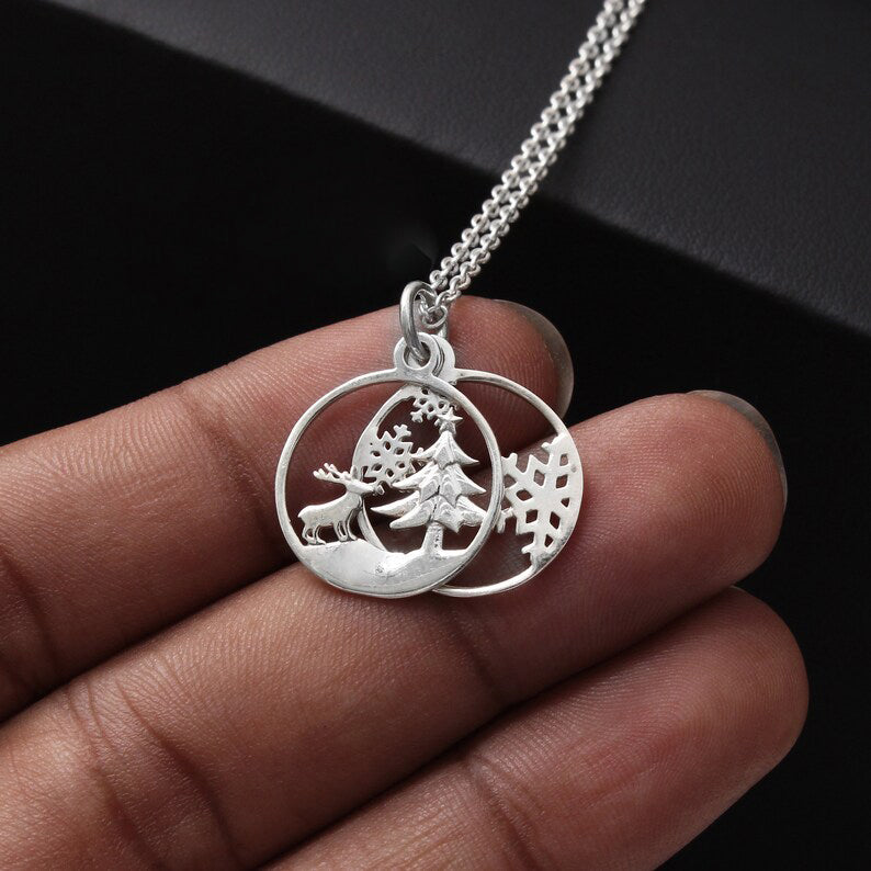 Christmas Charm 925 Silver Pendant
