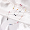 Natural Multi-Sapphire Beaded Endless Necklace – Vibrant & Elegant Gemstone Jewelry