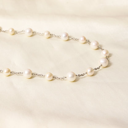 Elegant Natural Pearl Endless Necklace – Timeless Freshwater Gemstone Strand for Effortless Style