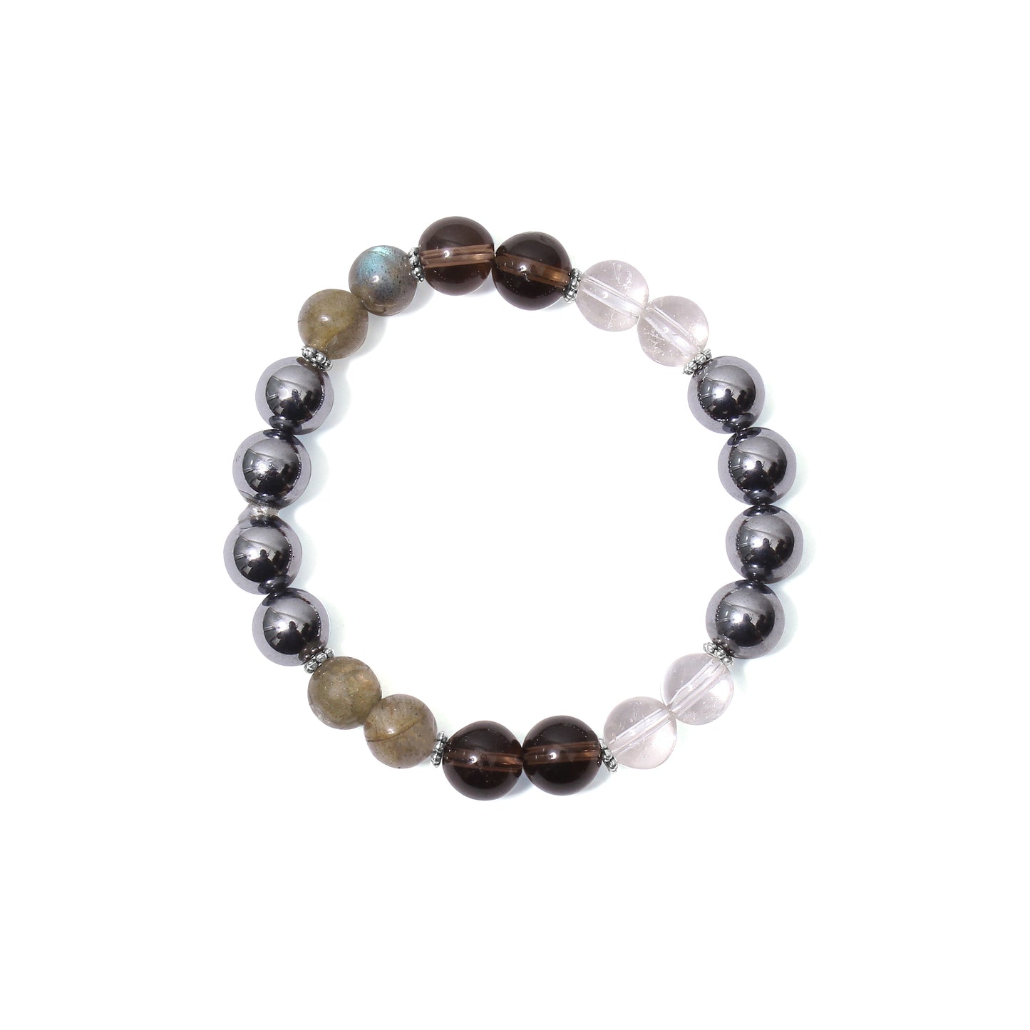 Protection & Grounding - Healing Stretchable Gemstone Bracelet – Shield Your Energy