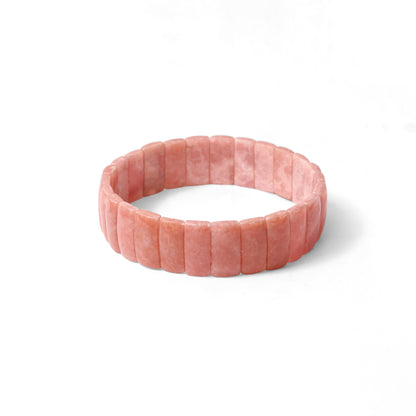 Natural Rhodochrosite Gemstone Bracelet – Natural Pink Healing Crystal for Love, Joy & Emotional Balance