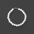 Natural White Coral Gemstone Bracelet – Elegant Healing Jewelry