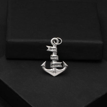 925 Sterling Silver Beautiful Anchor Pendant