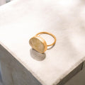 Stunning 925 Sterling Silver Golden Rutile Quartz Ring – Handcrafted Elegance