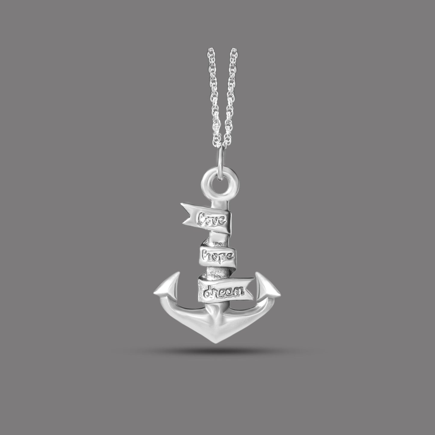 925 Sterling Silver Beautiful Anchor Pendant