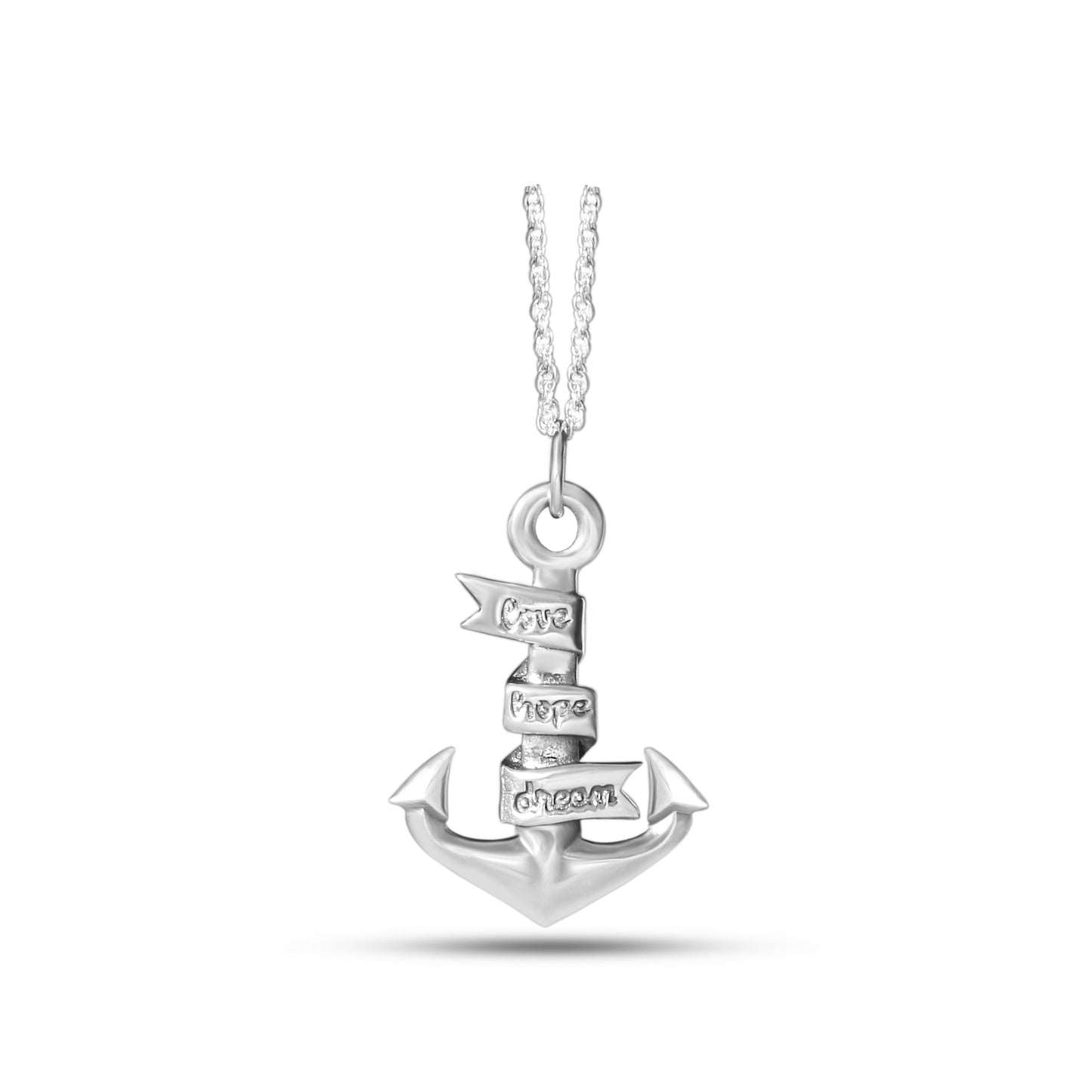 925 Sterling Silver Beautiful Anchor Pendant