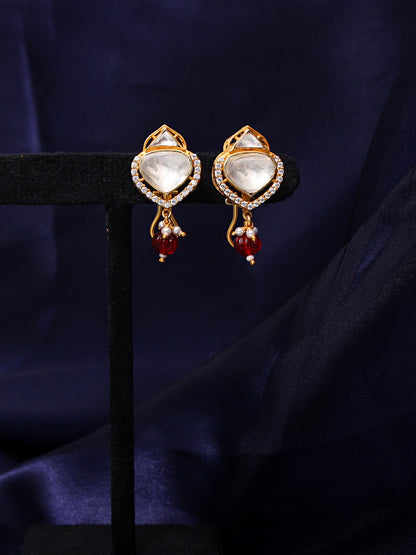 Affordable Luxury Jewelry Set with Stunning Faux Rubies from Traditional Jaipur