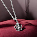 925 Sterling Silver Lord Ganesha Pendant – Spiritual & Auspicious Jewelry
