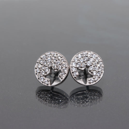 Shimmering Star Sterling Silver Earrings – Celestial Elegance for Every Occasion