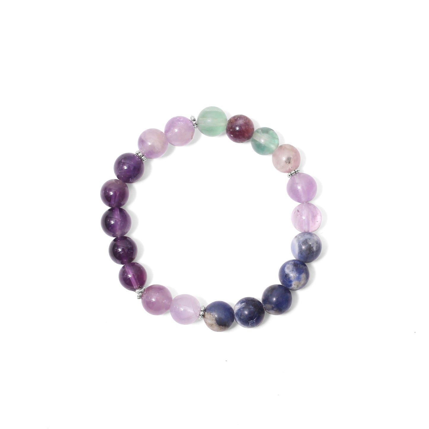 Anti-Anxiety Healing Stretchable Bracelet – Calming Gemstone Jewelry for Stress Relief