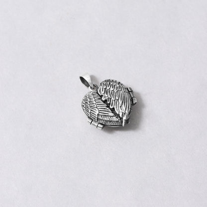 Pure Sterling Silver Wings Heart Pendant | Beautiful Pendant for Love