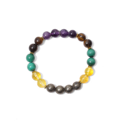 Money & Wealth - Healing Stretchable Gemstone Bracelet – Energy For Wealth & Prosperity