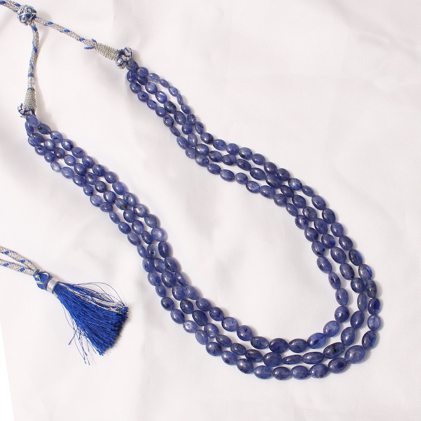 Blue Sapphire Three-Layer Necklace - Wisdom & Healing Benefits of Sapphire Jewelry