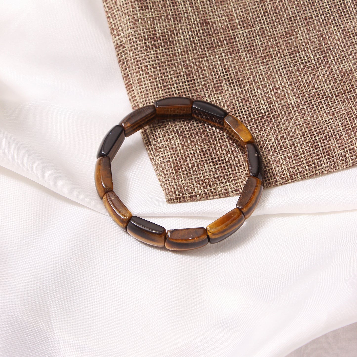 Natural Tiger Eye Stretchable Bracelet - The Ultimate Must-Have Jewelry Essential!