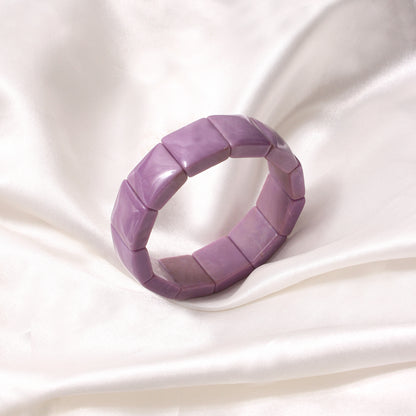 Natural Phosphosiderite Bracelet – Calming Purple Gemstone Jewelry for Peace & Inner Healing