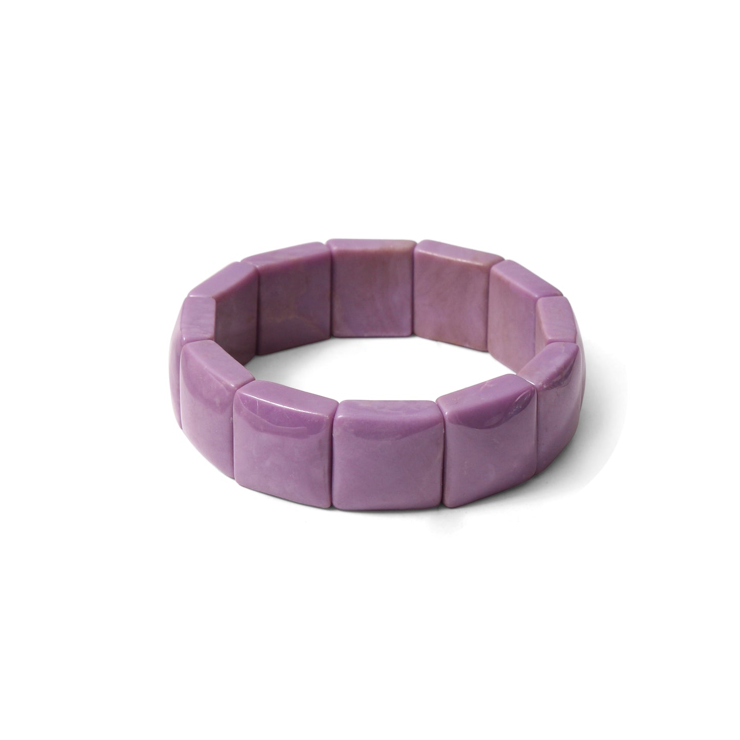 Natural Phosphosiderite Bracelet – Calming Purple Gemstone Jewelry for Peace & Inner Healing