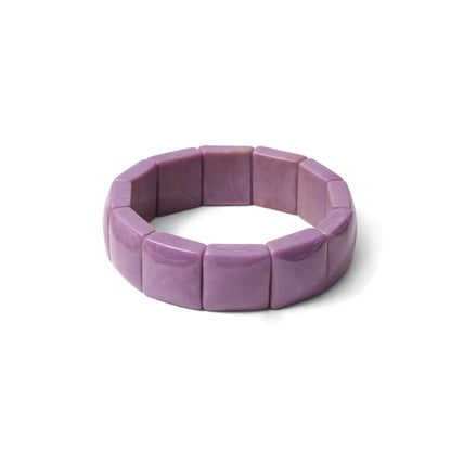 Natural Phosphosiderite Bracelet – Calming Purple Gemstone Jewelry for Peace & Inner Healing