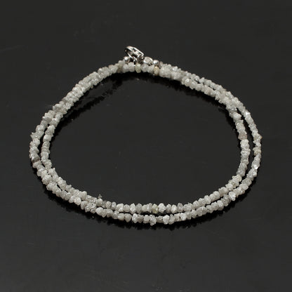 Grey Diamond Necklace, Diamond Necklace For Gift