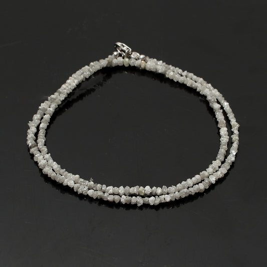 Grey Diamond Necklace, Diamond Necklace For Gift