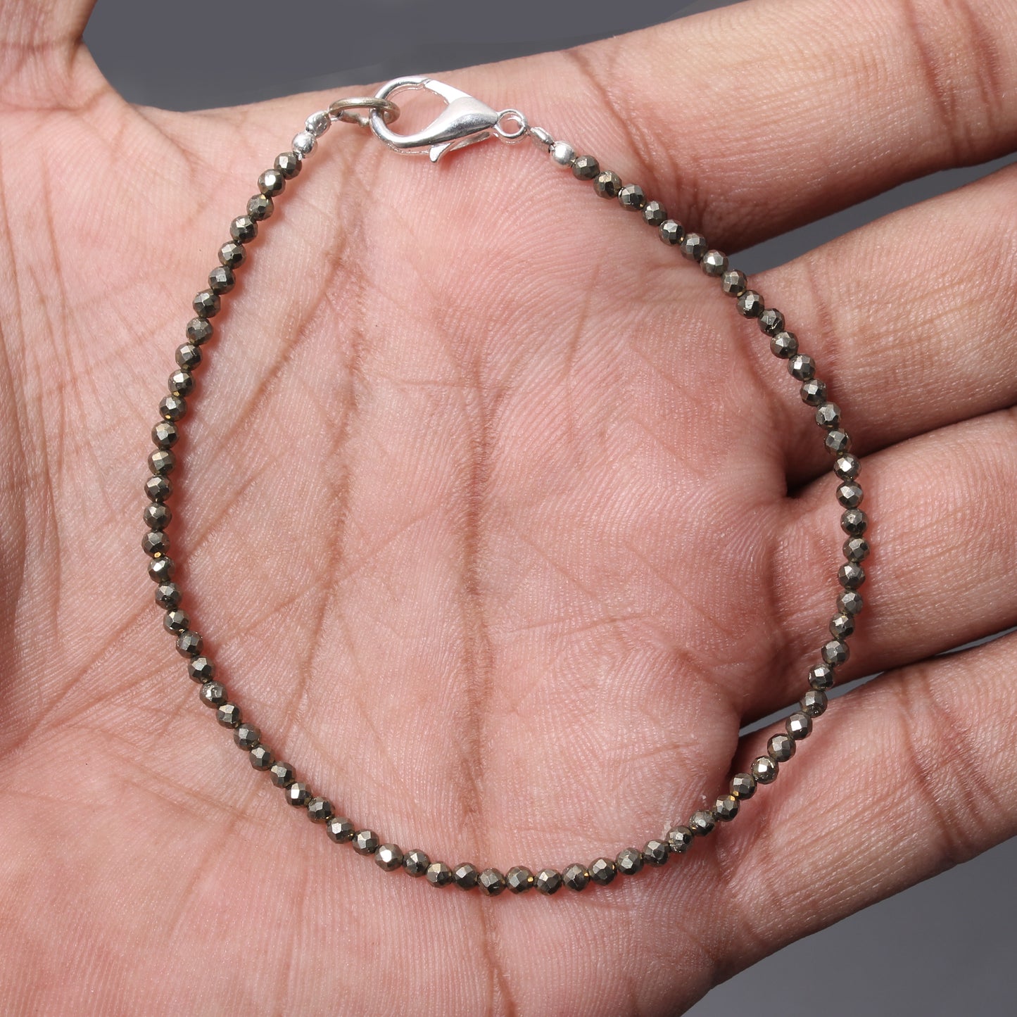 Empower Your Energy with a Pyrite Beaded Bracelet - Boost Confidence & Abundance