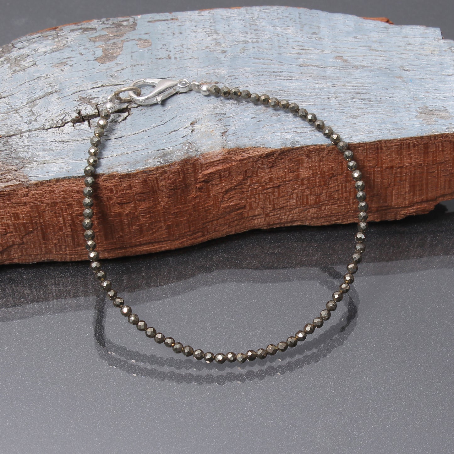 Empower Your Energy with a Pyrite Beaded Bracelet - Boost Confidence & Abundance