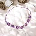 Elegant Natural Amethyst Beaded Designer Necklace – A Touch of Grace & Serenity